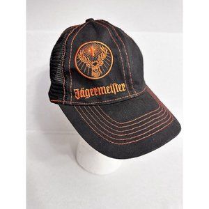 Jagermeister Adjustable Mesh Snapback Embroidered Logo Trucker Baseball Cap‎ Hat